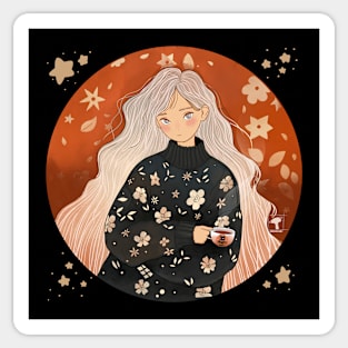 Cozy Tea Time Sticker